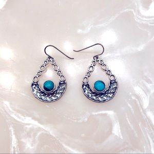 Shablool Sterling Silver Turquoise Earrings
